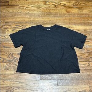 FLX Black Women's Crop Top